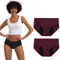 Smileai Fashion Women’s Period Panty | Leakproof Menstrual Underwear | Heavy Flow Protection | Reusable & Washable Period Panties for Women & Teens | Hipster Panties | Pack of 2