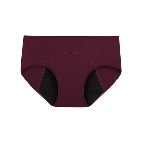Smileai Fashion Heavy-Flow Hipster Period Panty for Women & Girls – Leak-Proof Menstrual Underwear, Reusable Washable Rash-Free Cotton Briefs for Medium to Heavy Flow | Pack of 1